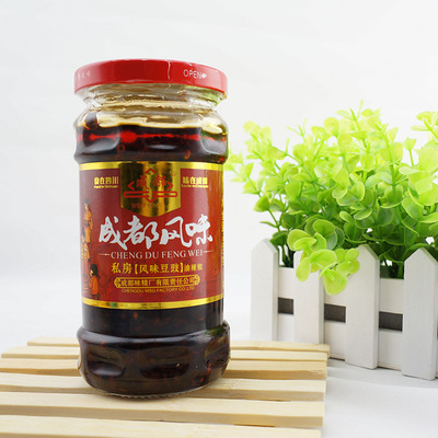 【產地銷售批發四川特產辣醬成都牌風味豆豉油辣椒 280g】價格,廠家,圖片,調味醬,成都喜旺商貿-
